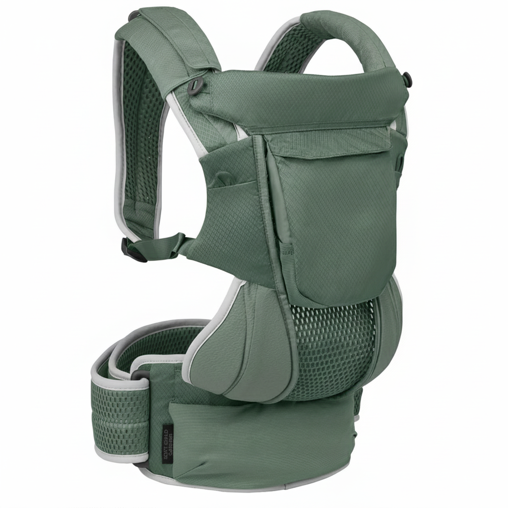 Soft Convertible Baby Carrier for Newborns to Toddlers – Ergonomic Multi-Position Sling with Breathable Fabric and Lumbar Support