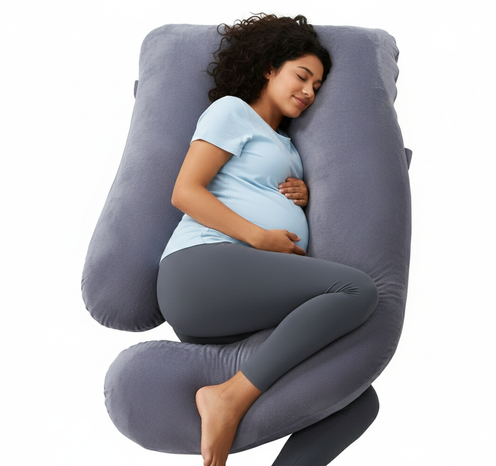 The Ultimate Cloud-Support Maternity & Wellness Pillow – Full Body Ergonomic Alignment