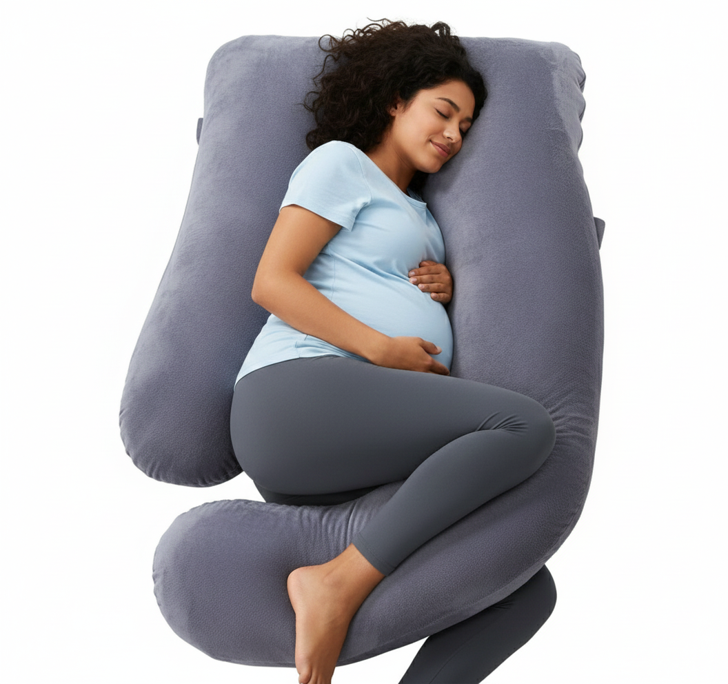 The Ultimate Cloud-Support Maternity & Wellness Pillow – Full Body Ergonomic Alignment