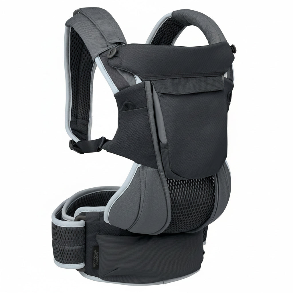 Soft Convertible Baby Carrier for Newborns to Toddlers – Ergonomic Multi-Position Sling with Breathable Fabric and Lumbar Support
