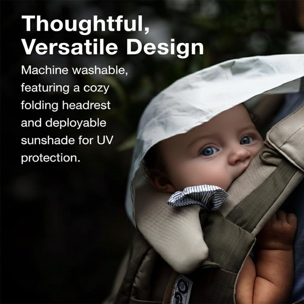 Soft Convertible Baby Carrier for Newborns to Toddlers – Ergonomic Multi-Position Sling with Breathable Fabric and Lumbar Support