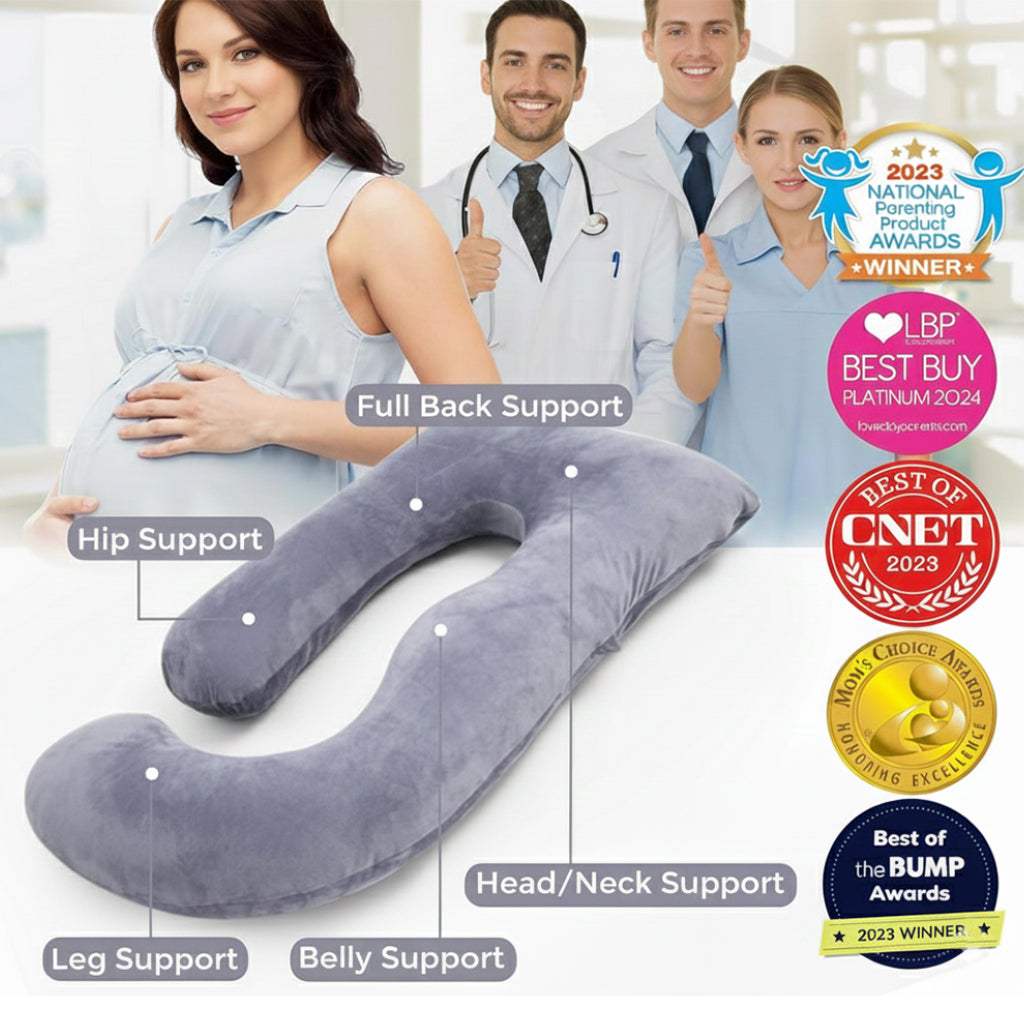 The Ultimate Cloud-Support Maternity & Wellness Pillow – Full Body Ergonomic Alignment