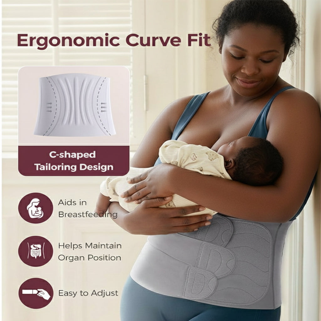Comfort Postpartum Wrap – Seamless Ergonomic Recovery & Lumbar Support