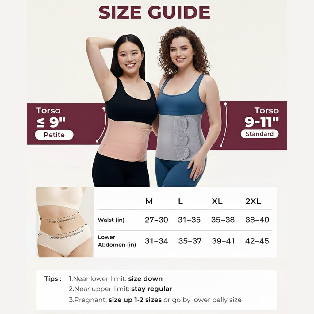 Comfort Postpartum Wrap – Seamless Ergonomic Recovery & Lumbar Support