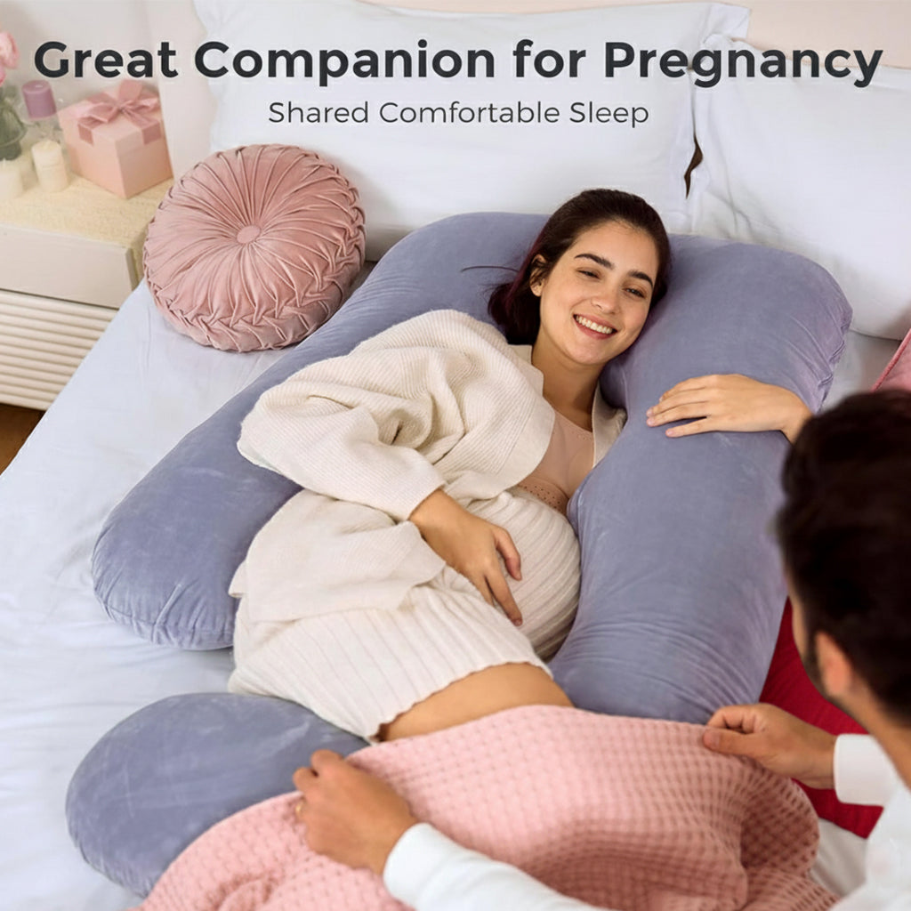 The Ultimate Cloud-Support Maternity & Wellness Pillow – Full Body Ergonomic Alignment