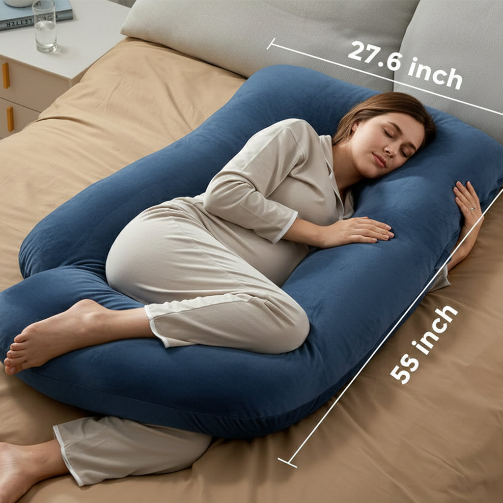 The Ultimate Cloud-Support Maternity & Wellness Pillow – Full Body Ergonomic Alignment